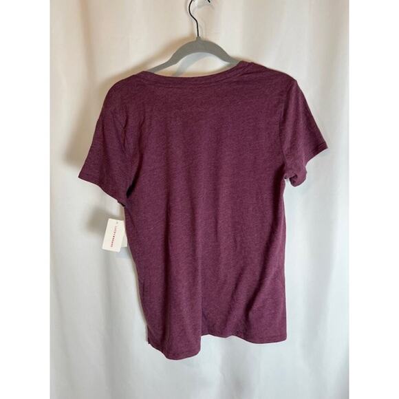 NEW Lucky Brand Women's Sun Boyfriend Tee, Deep Red, Medium NWT - Picture 2 of 6